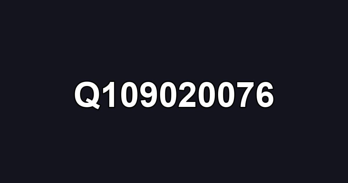 Q109020076