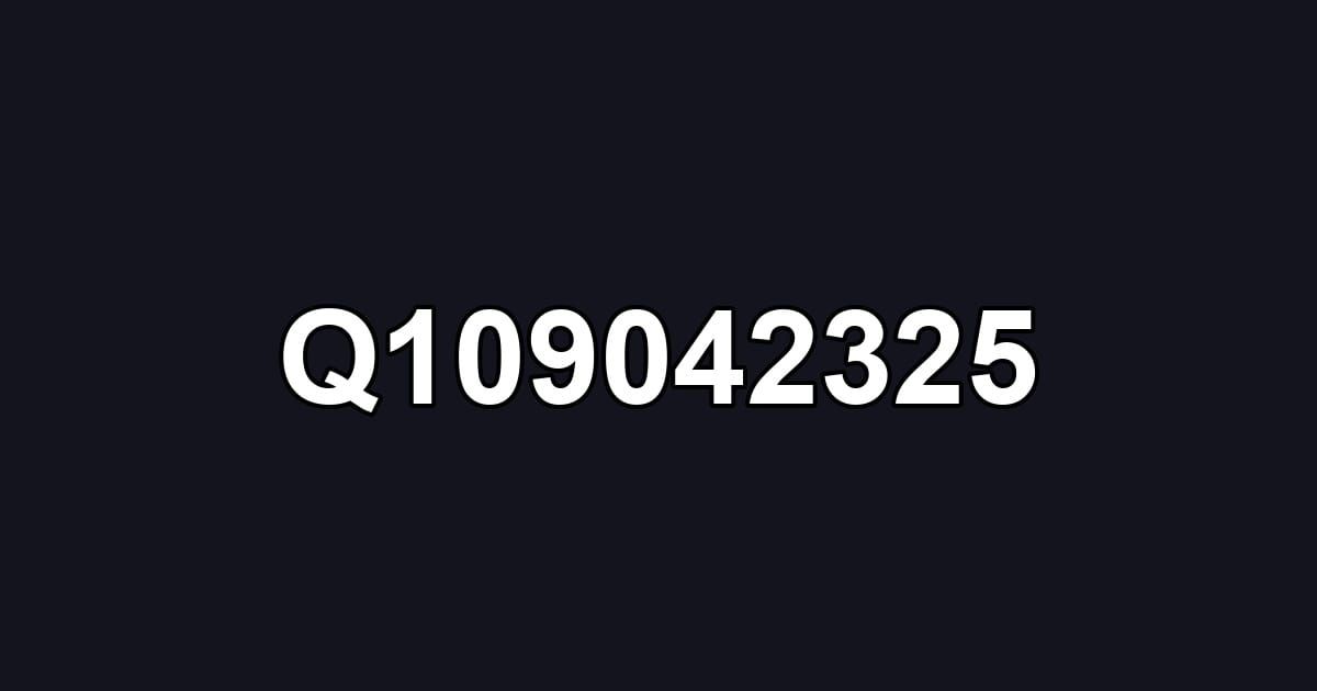 Q109042325