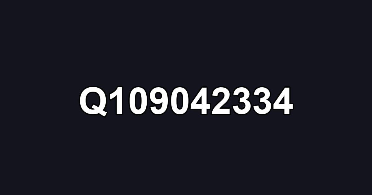 Q109042334