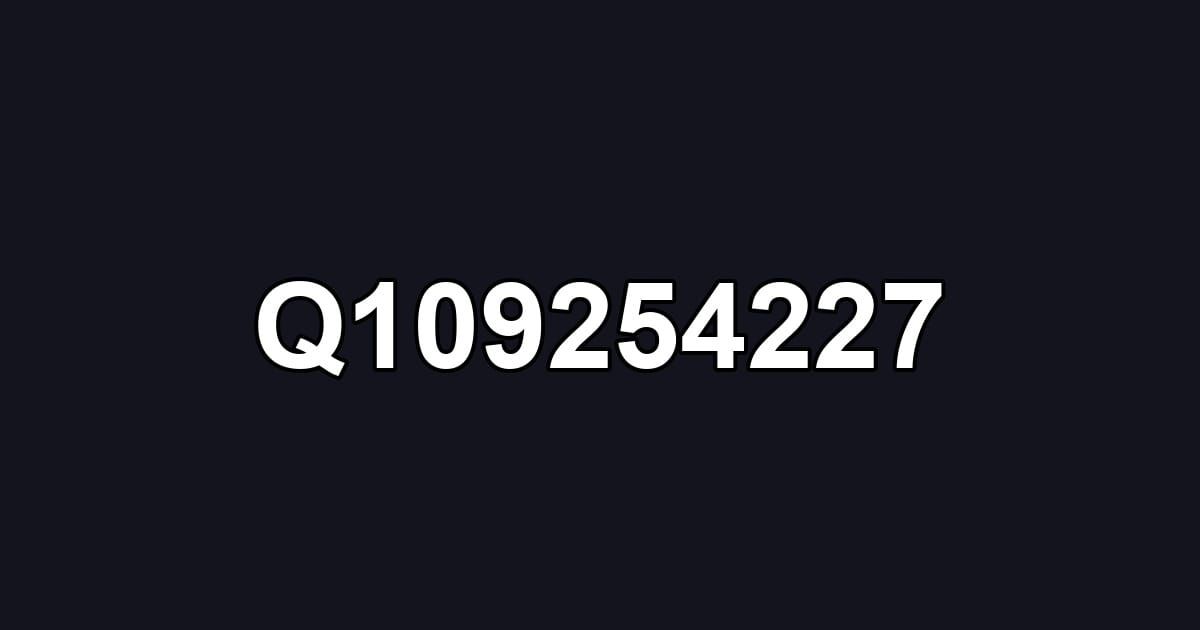 Q109254227