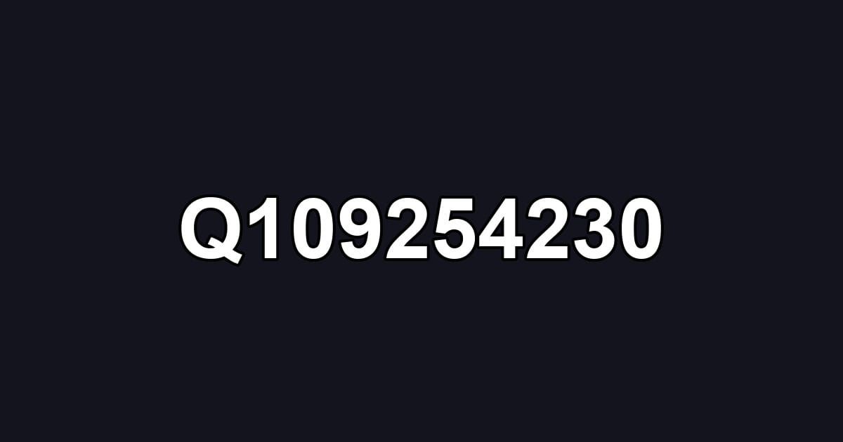 Q109254230