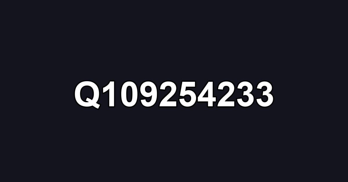 Q109254233