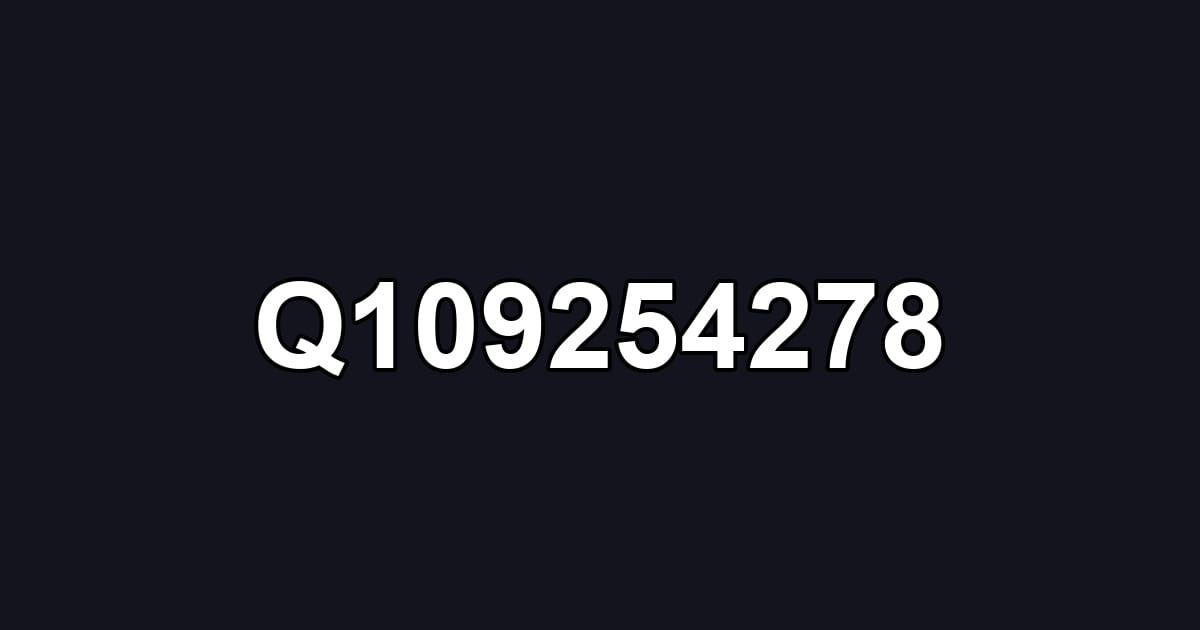 Q109254278