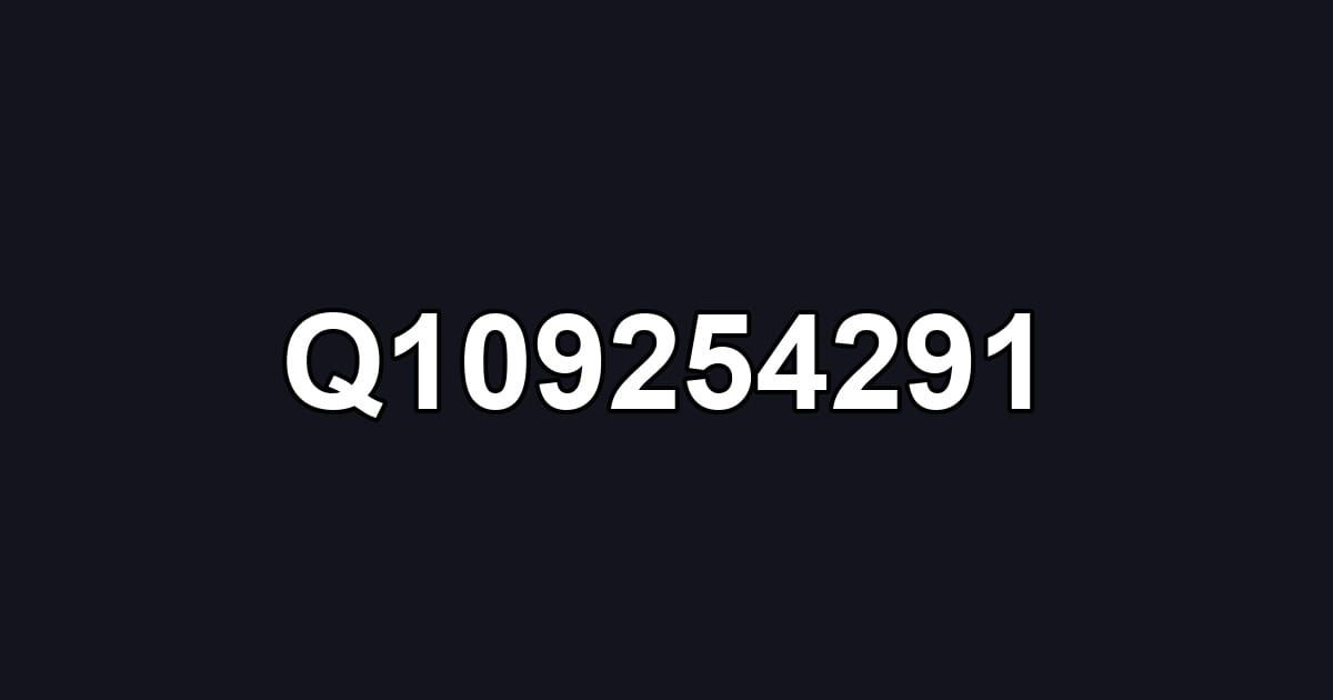 Q109254291