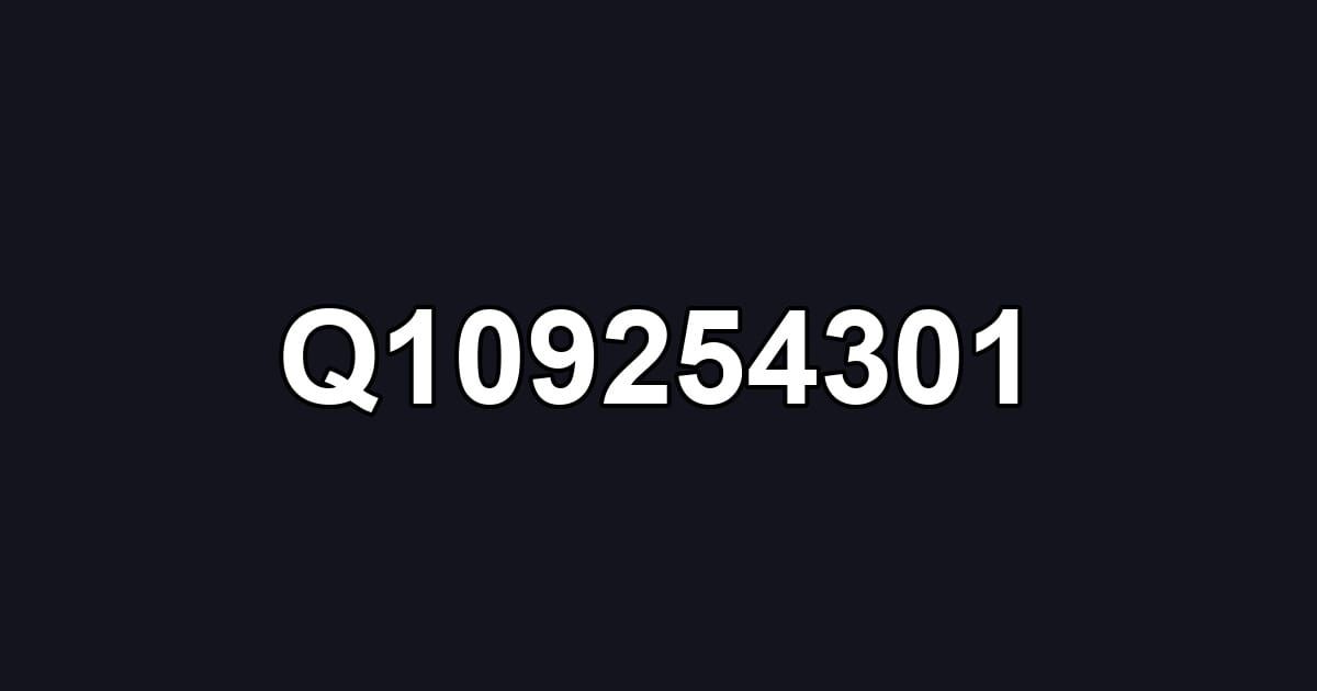 Q109254301