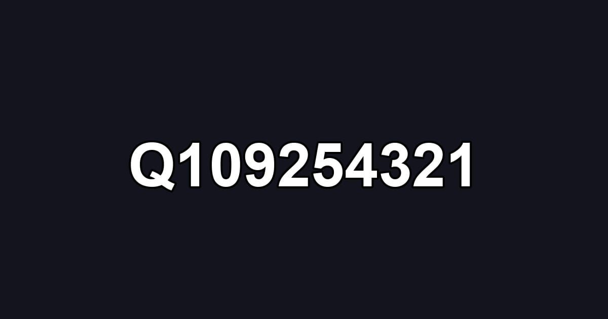 Q109254321