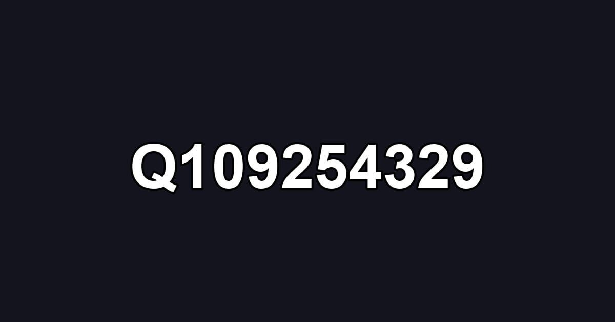 Q109254329