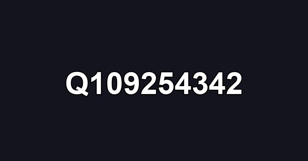 Q109254342