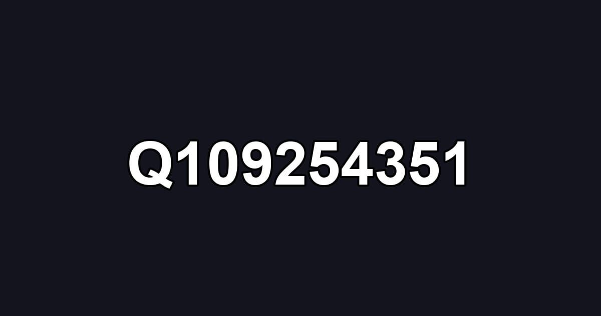Q109254351