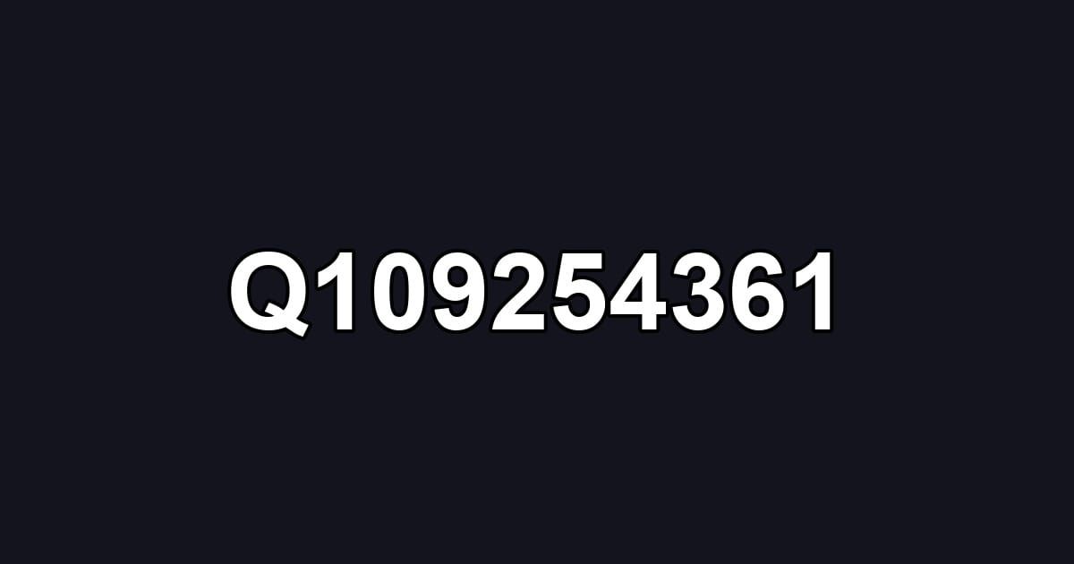 Q109254361
