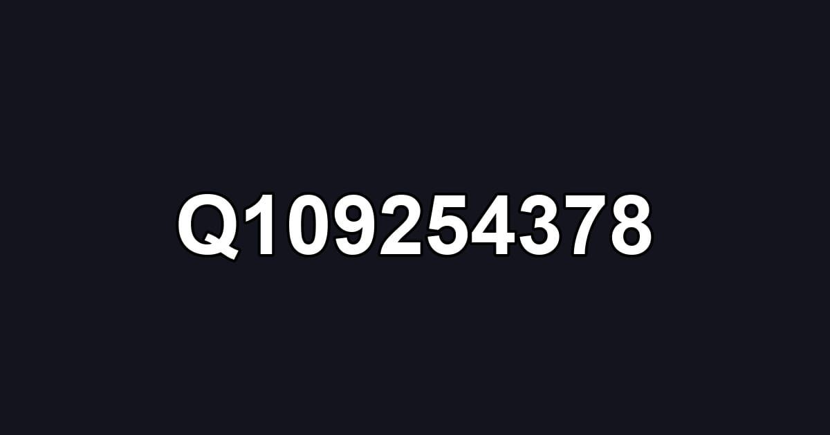 Q109254378