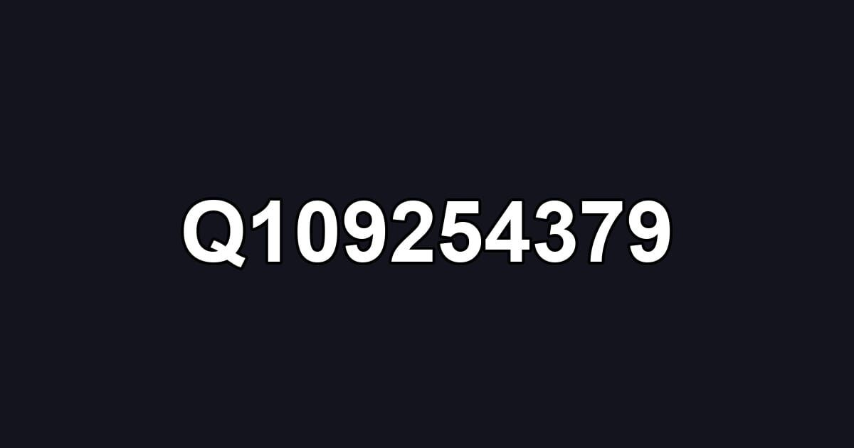 Q109254379