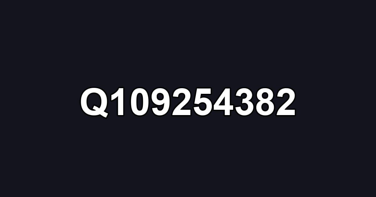 Q109254382