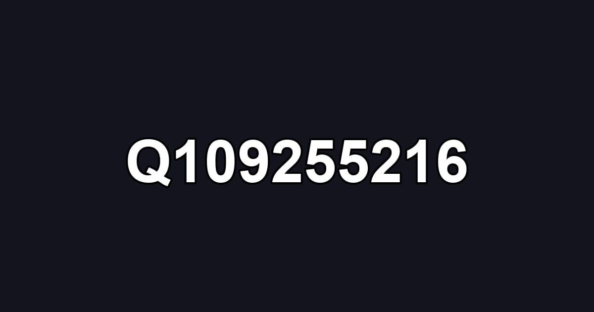 Q109255216