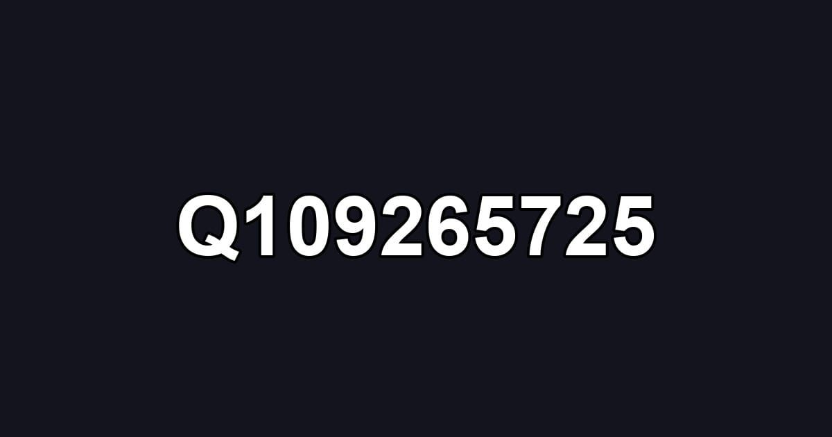 Q109265725