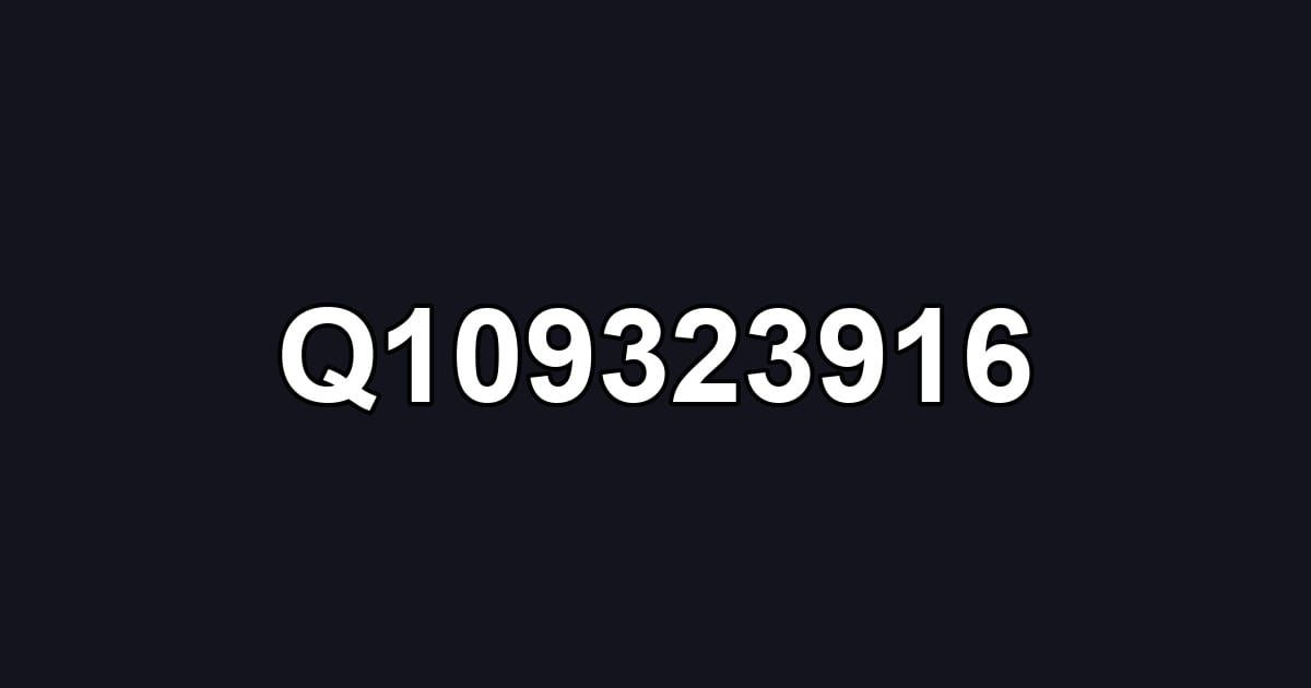 Q109323916