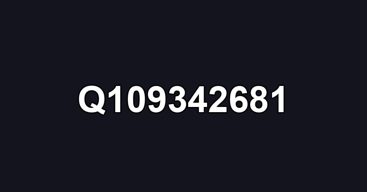 Q109342681