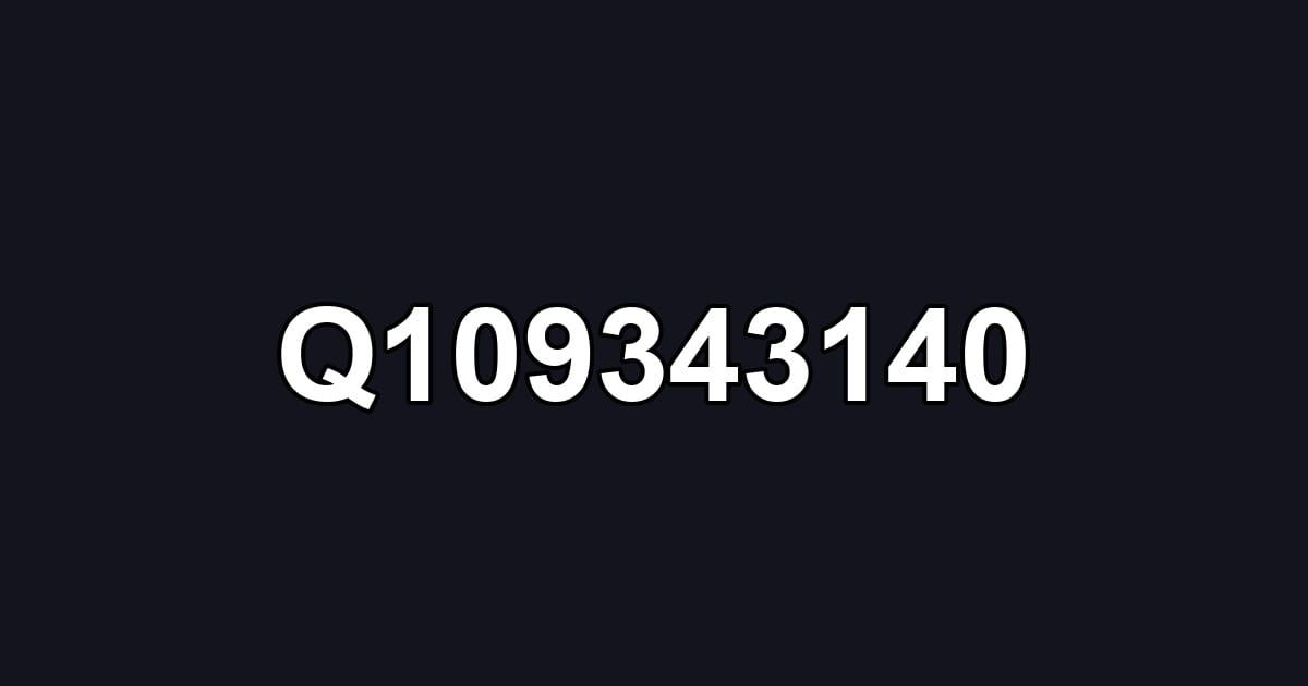 Q109343140