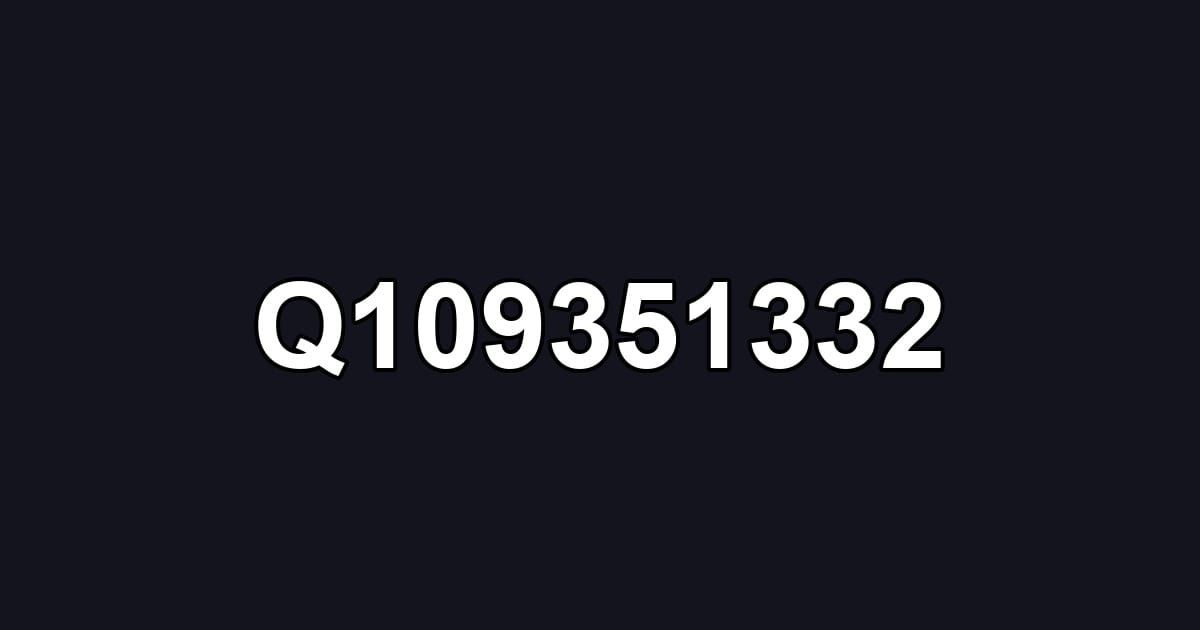 Q109351332