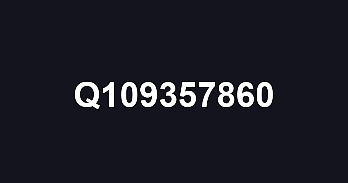Q109357860