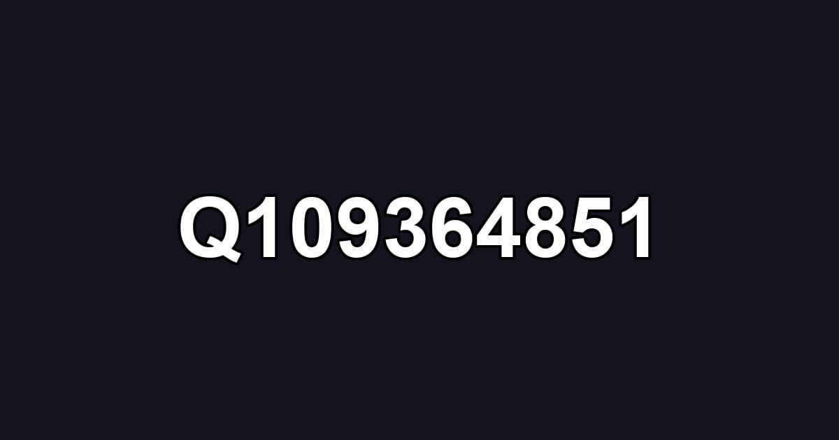 Q109364851