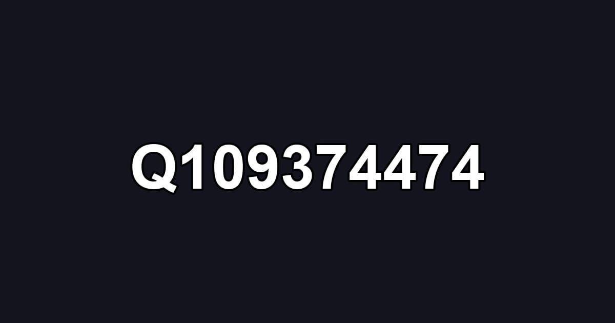Q109374474
