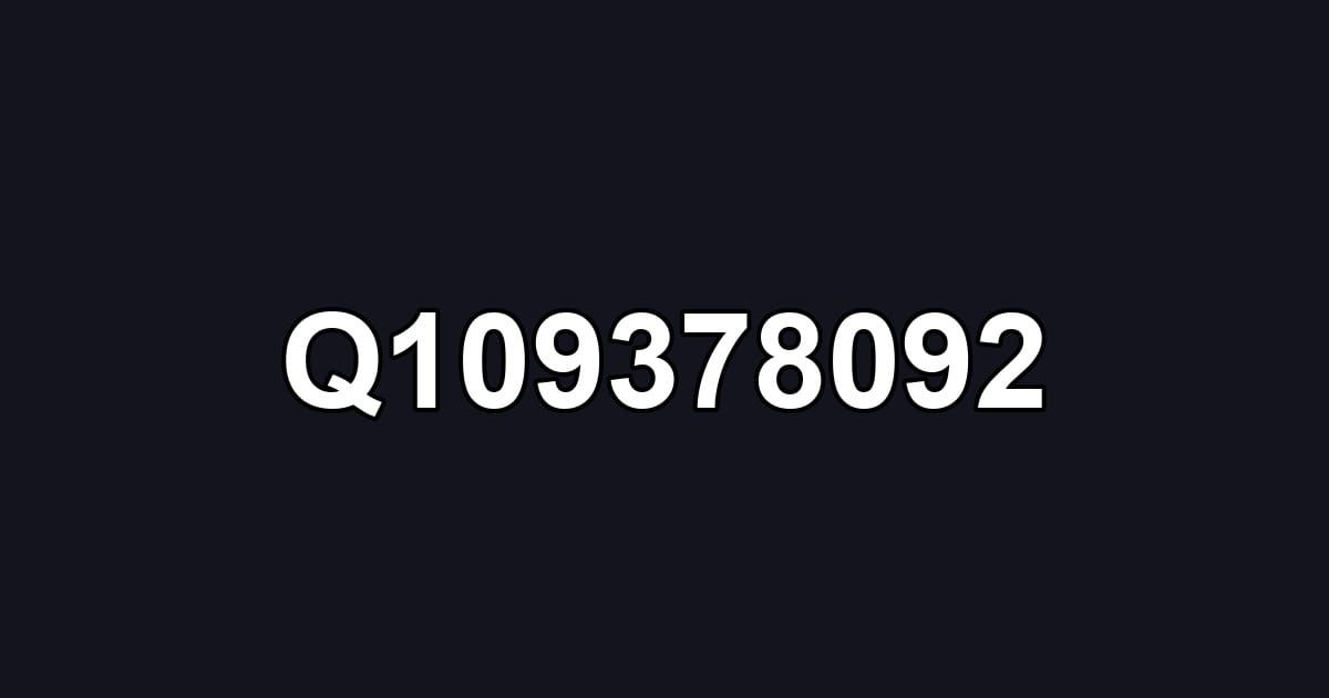 Q109378092