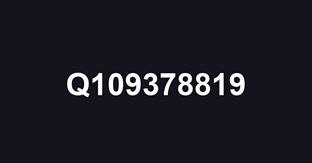 Q109378819