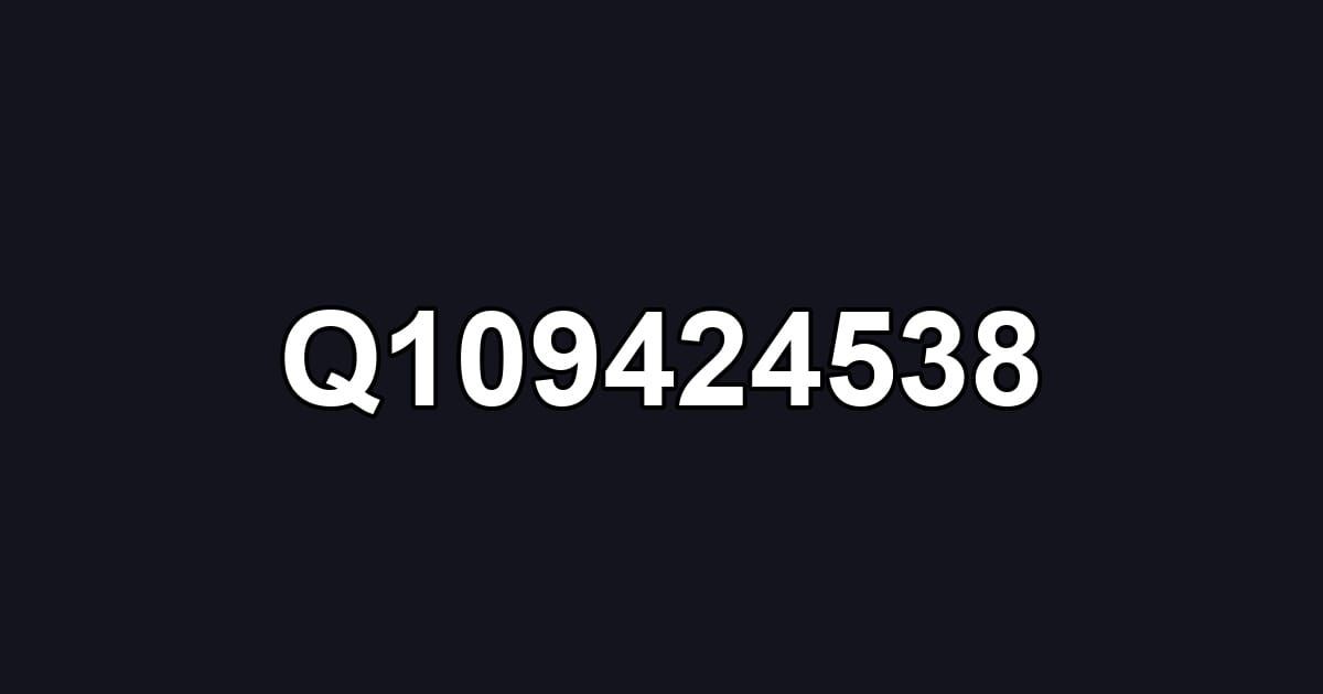 Q109424538