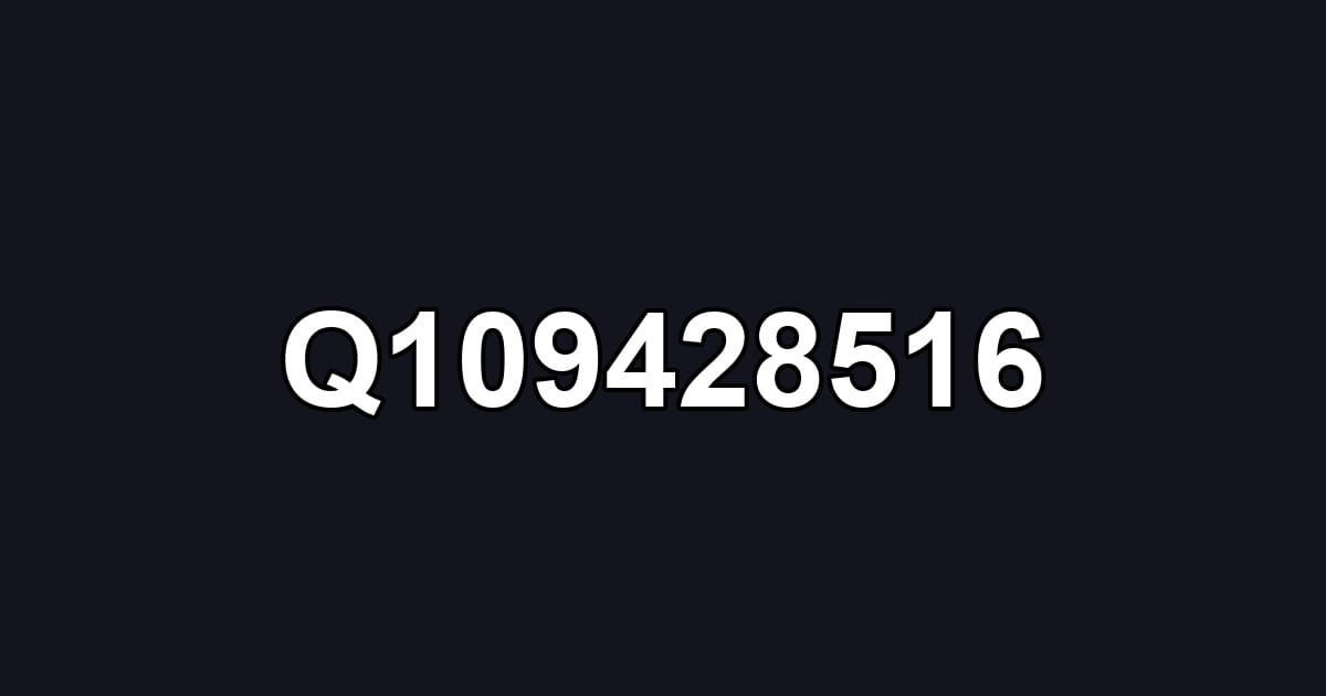Q109428516