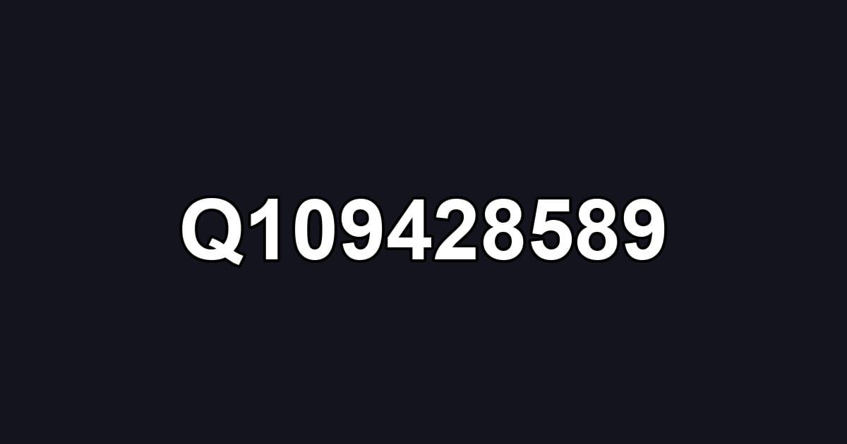 Q109428589