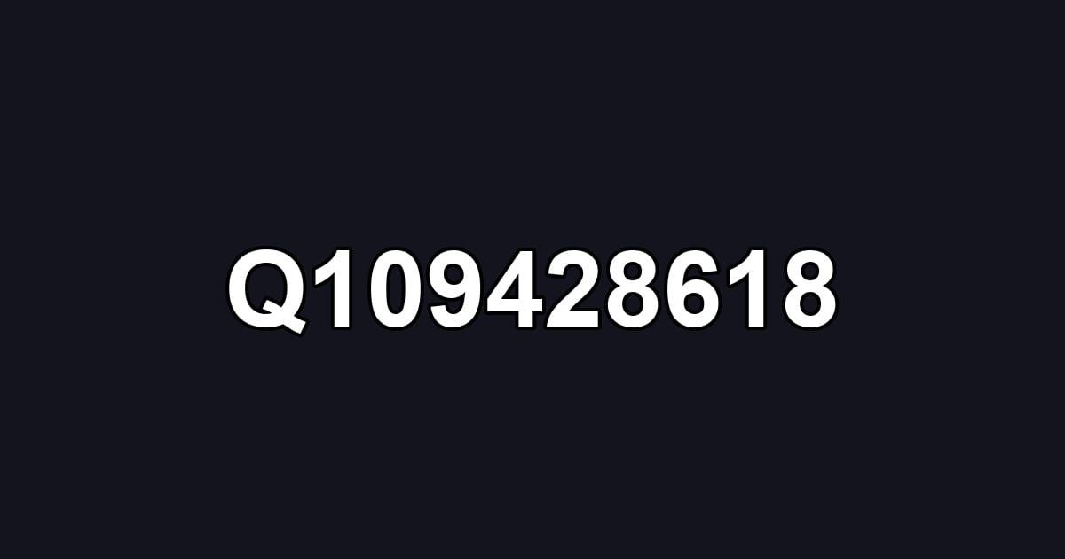 Q109428618