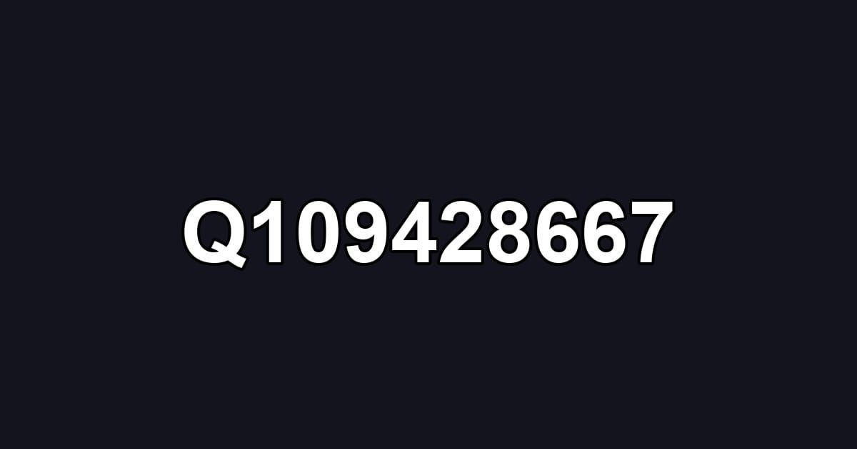 Q109428667
