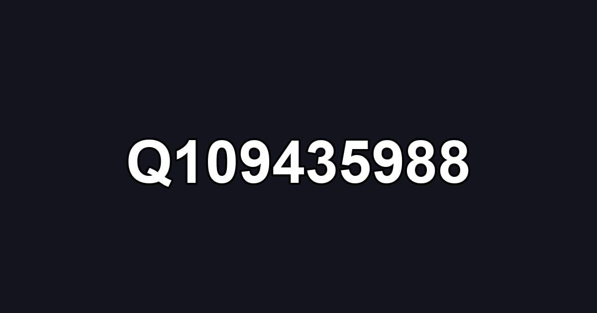 Q109435988