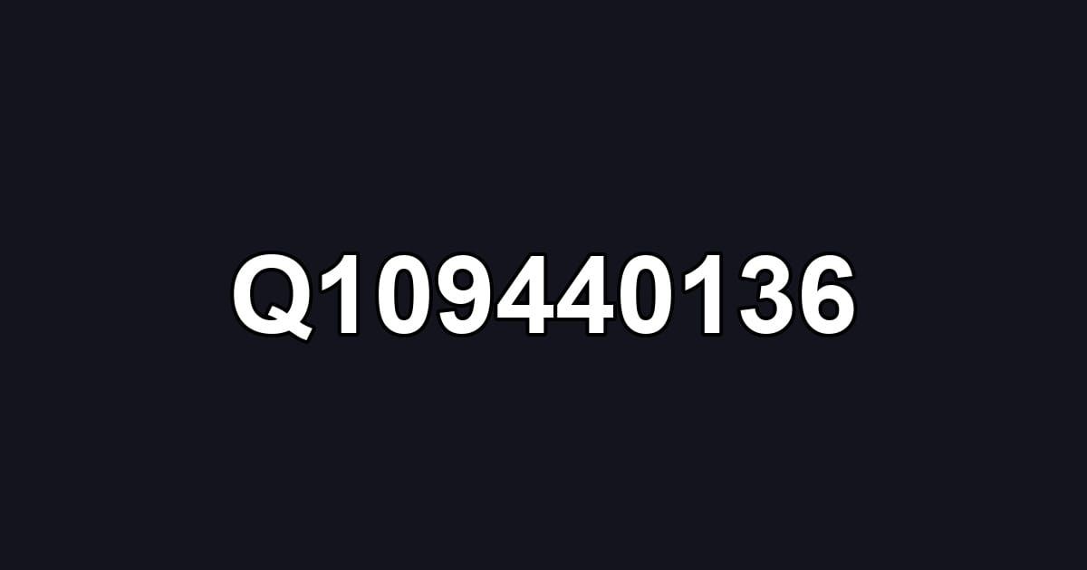 Q109440136