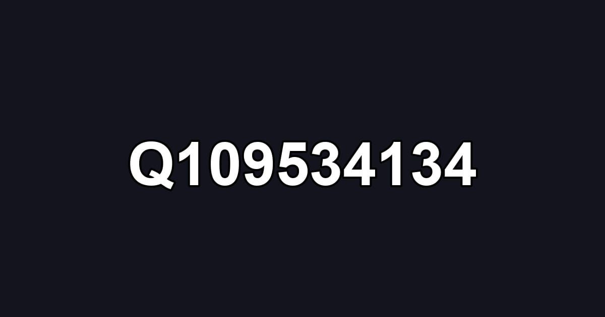 Q109534134