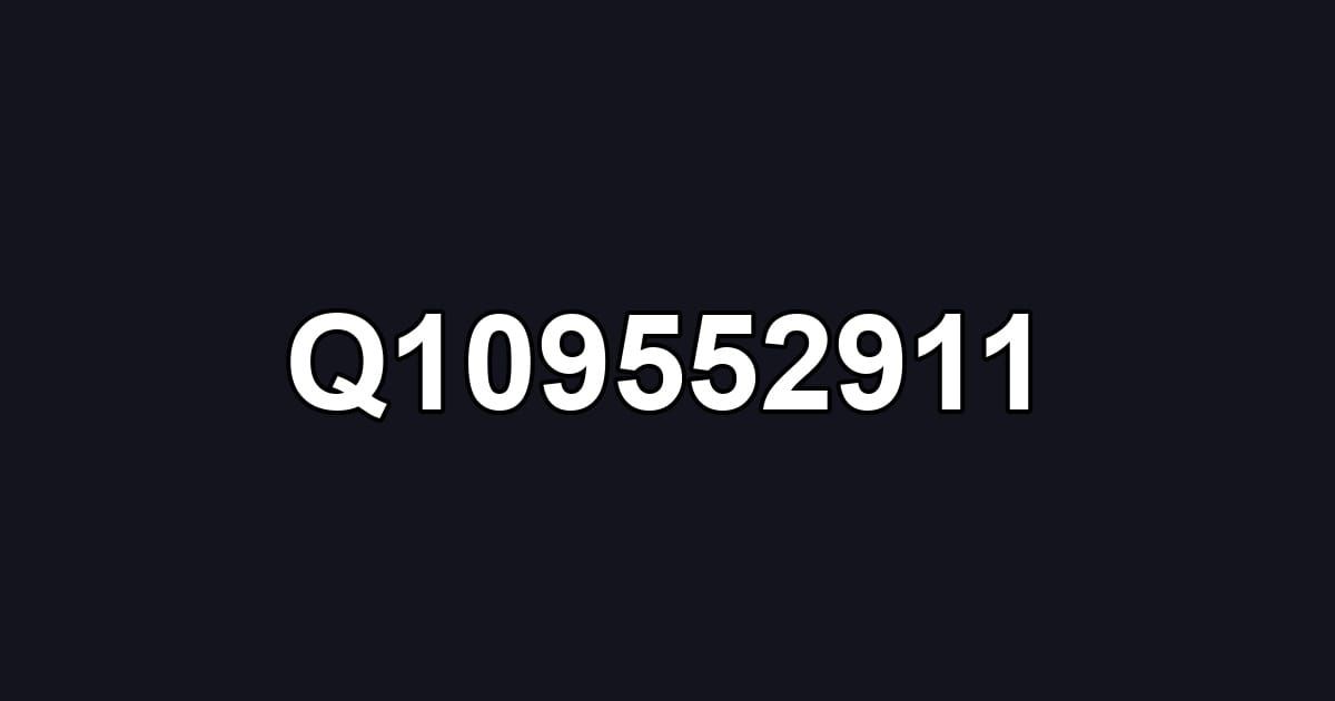 Q109552911