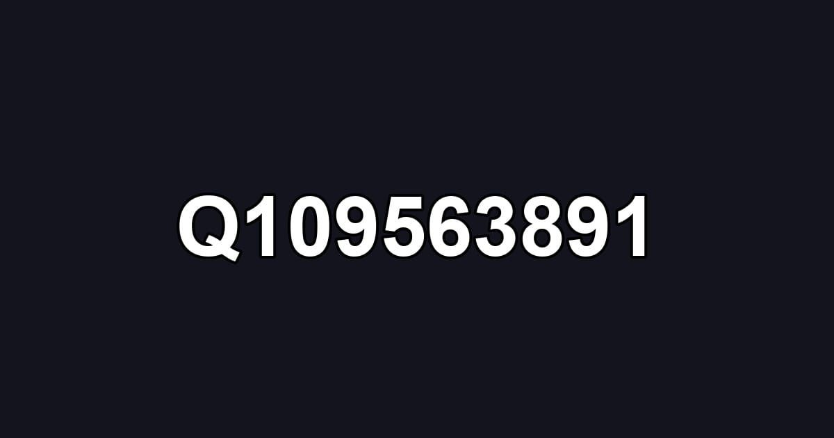 Q109563891