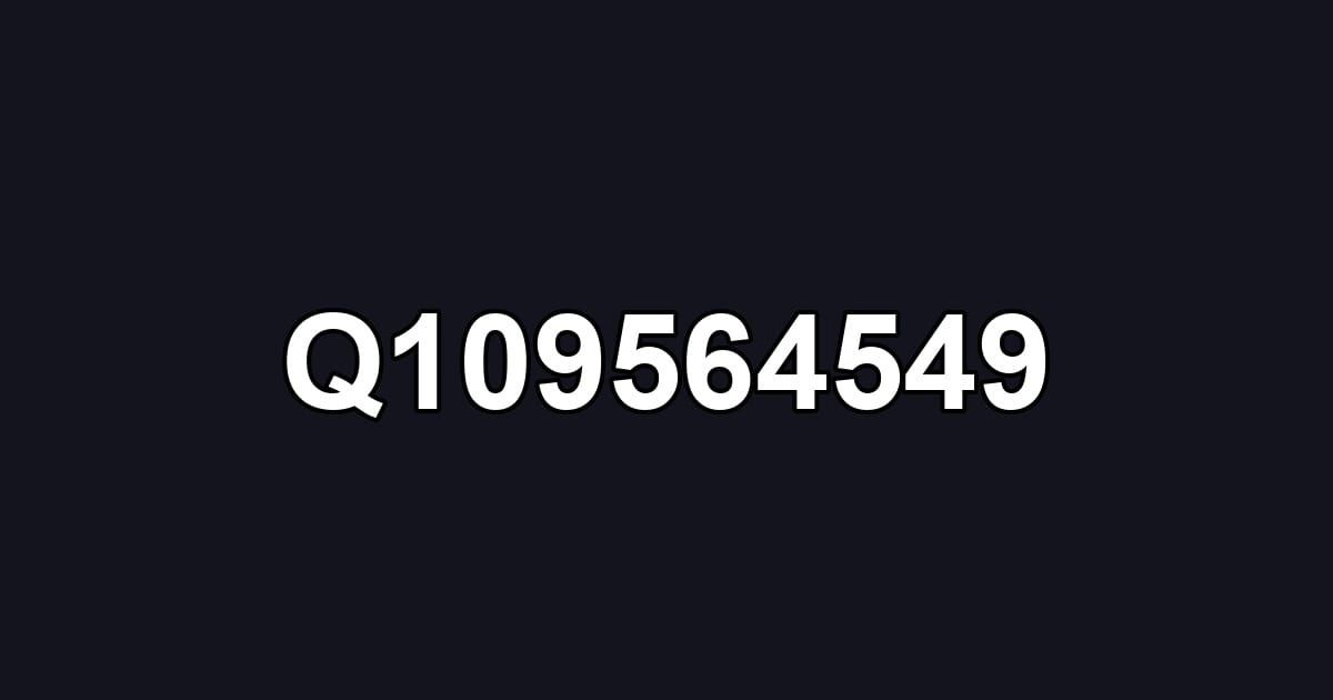 Q109564549