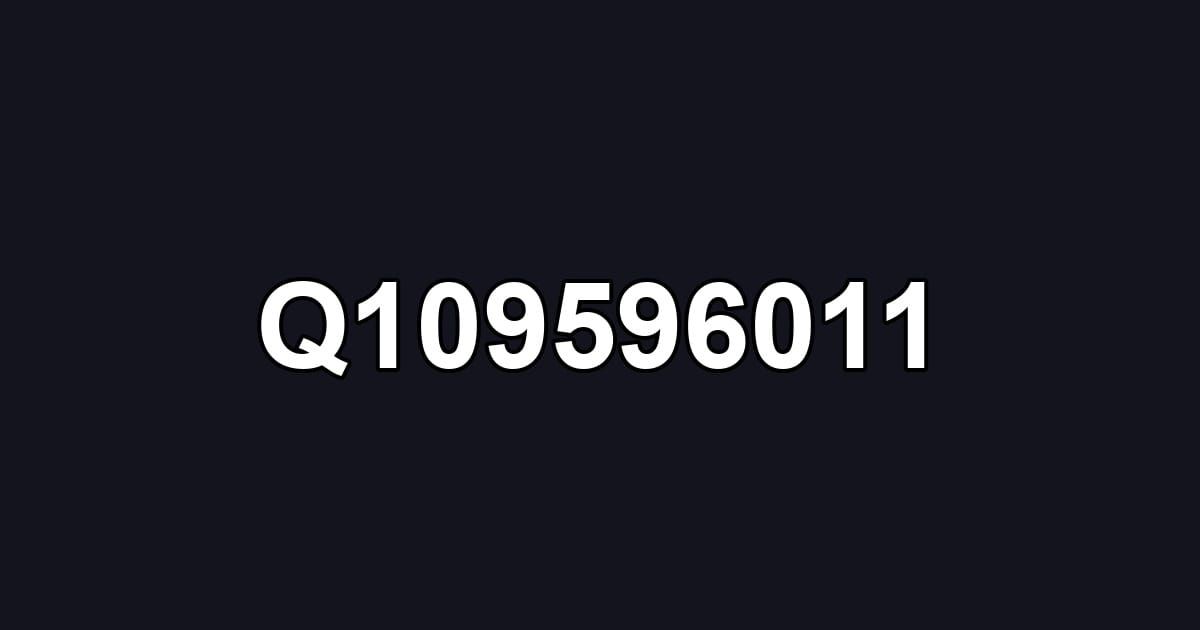 Q109596011