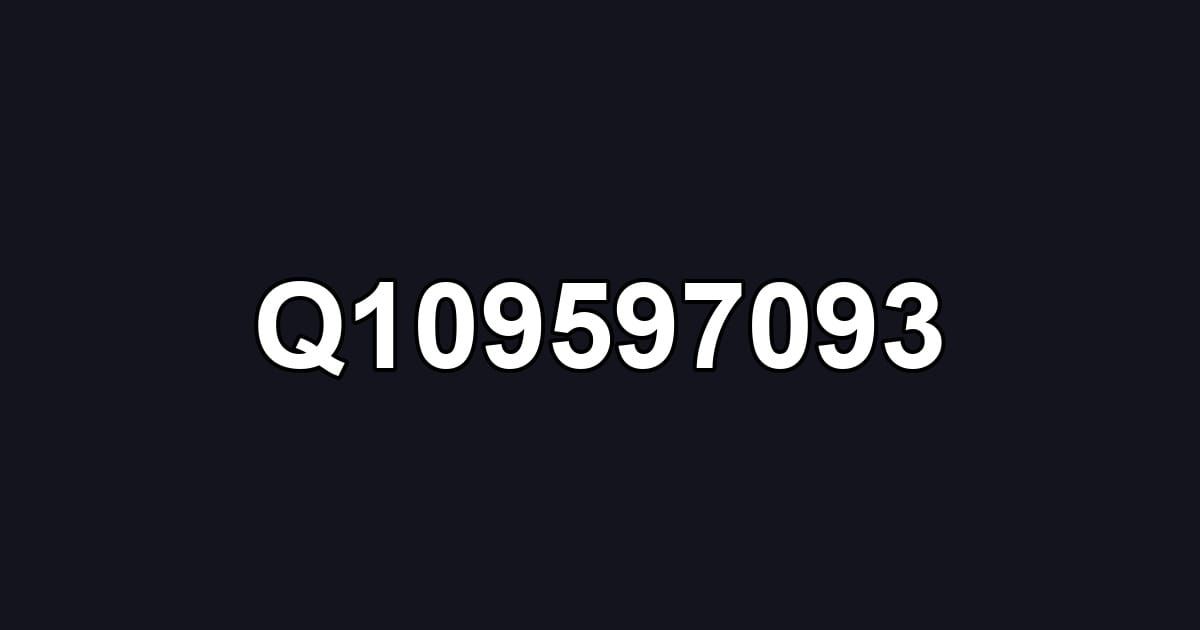 Q109597093