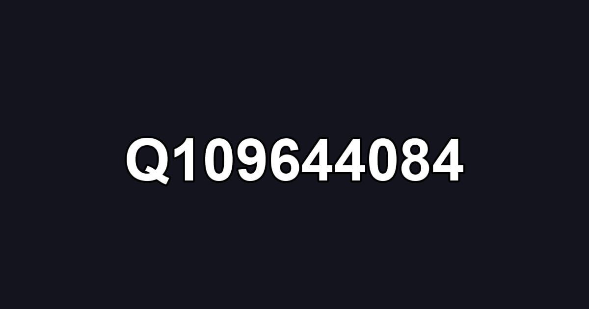 Q109644084