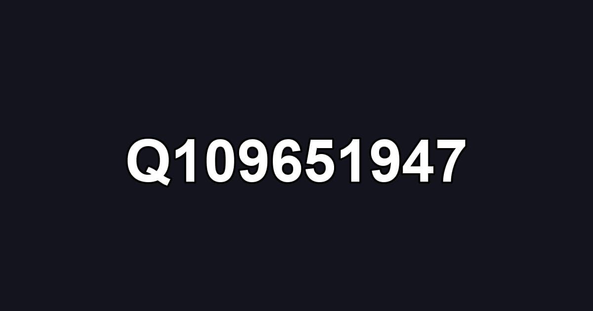 Q109651947