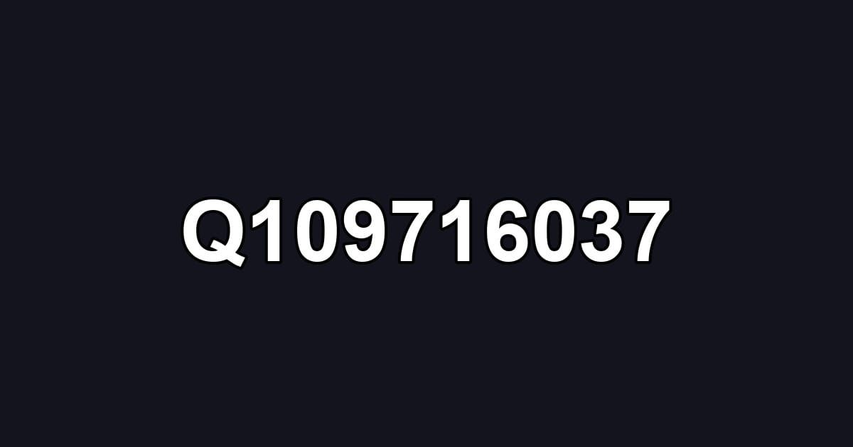 Q109716037