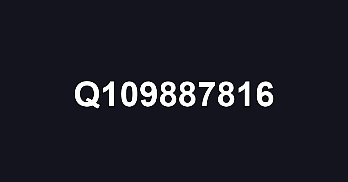 Q109887816