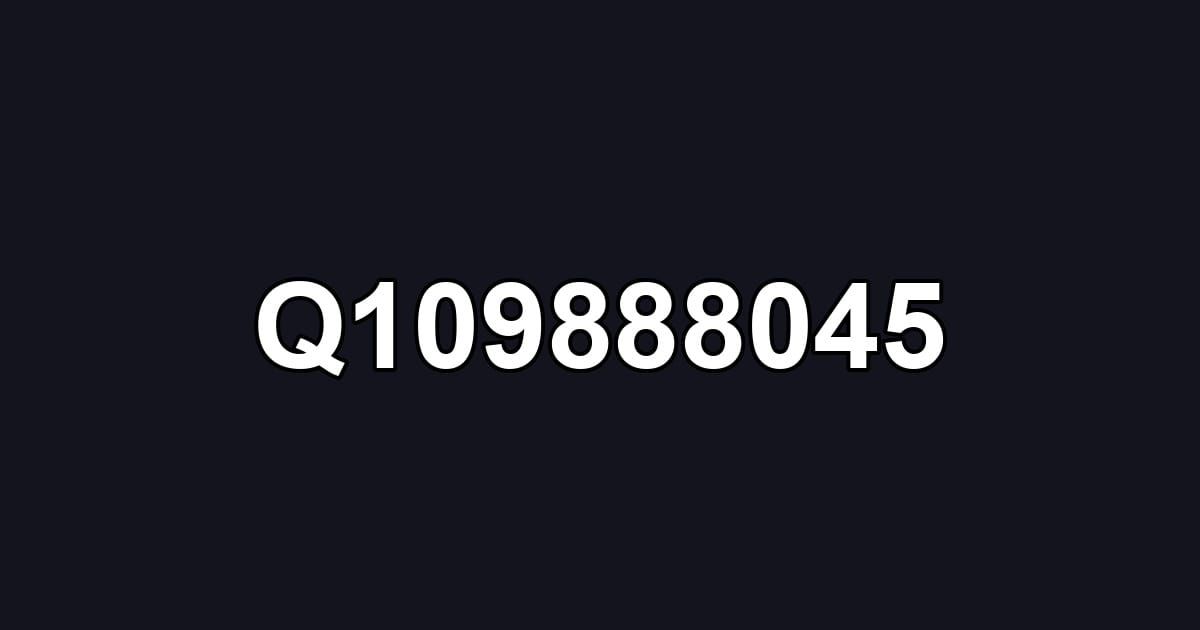 Q109888045