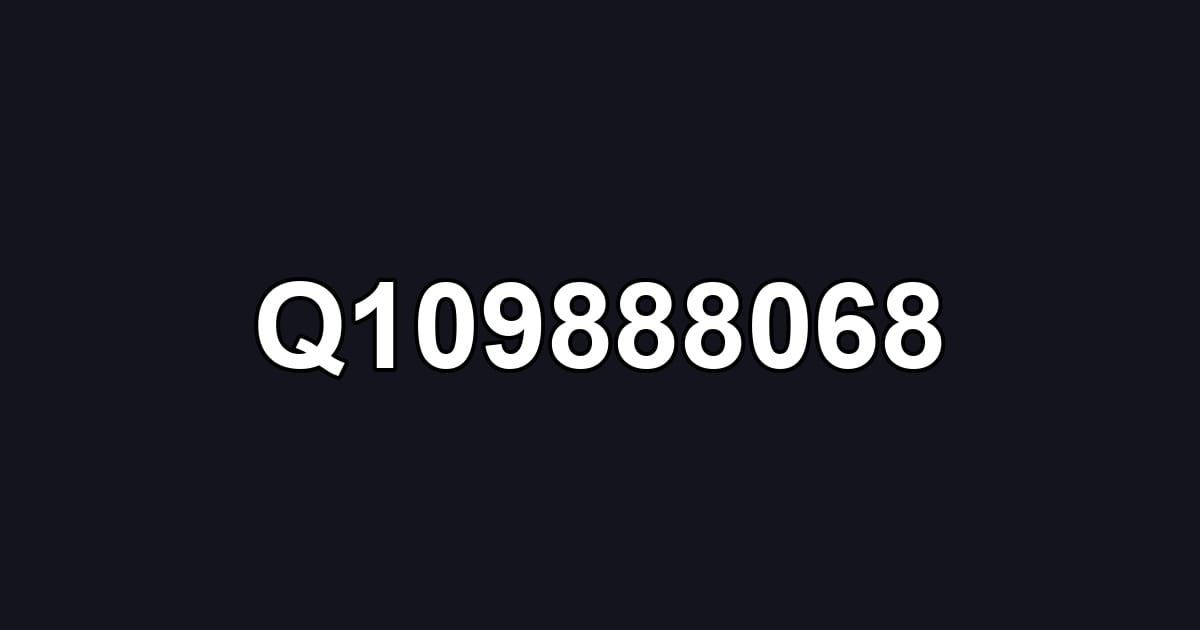 Q109888068