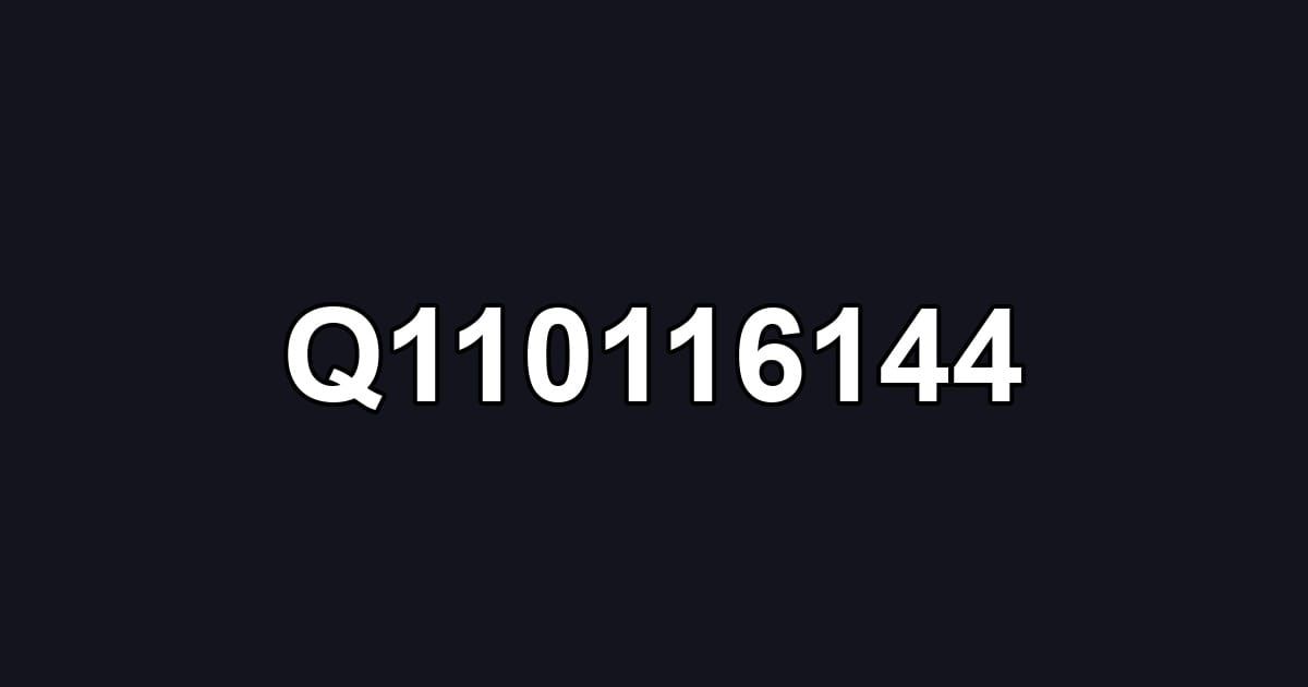 Q110116144