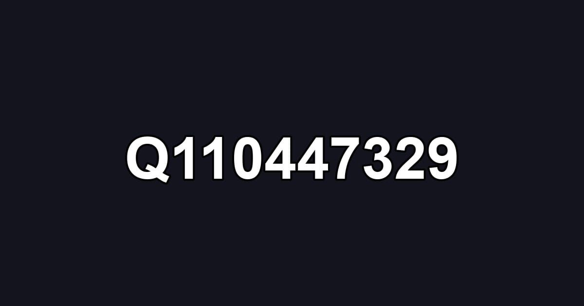 Q110447329