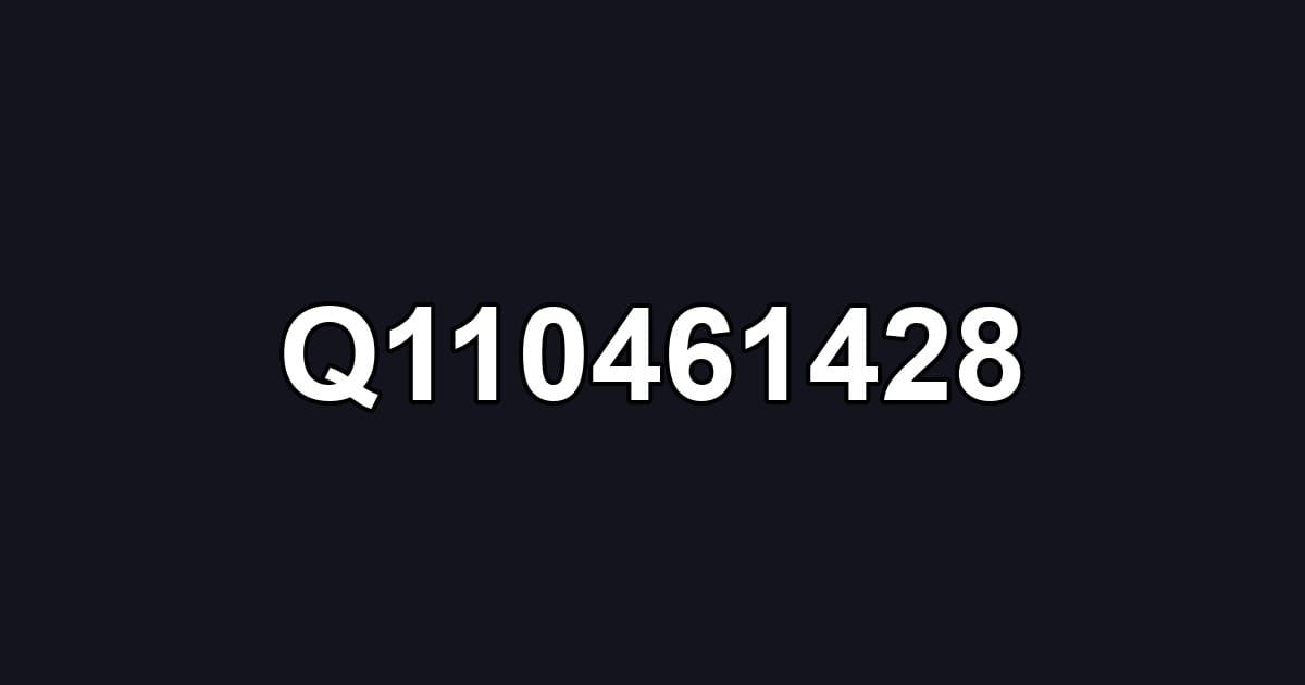 Q110461428